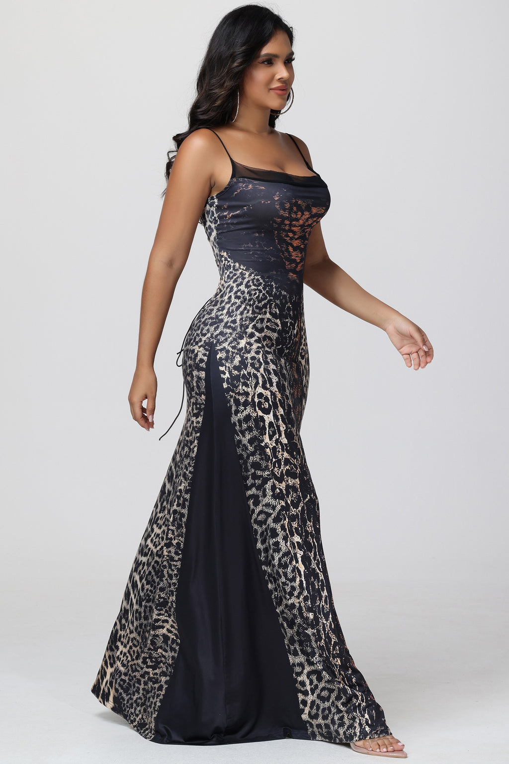 Mix Maxi Print Dress